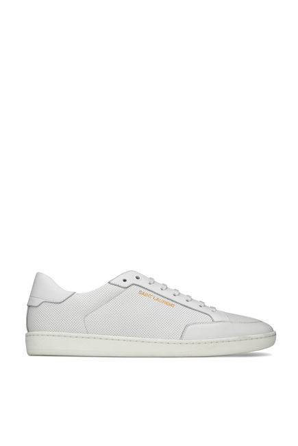 Saint Laurent Andy Low Top Leather Sneakers