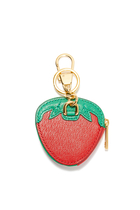 Strawberry Coin Purse Key Ring
