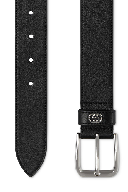 Interlocking G Leather Belt