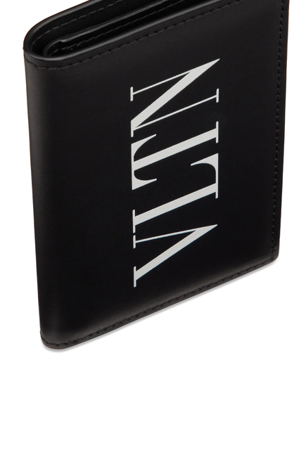Valentino Garavani VLTN Leather Card Holder
