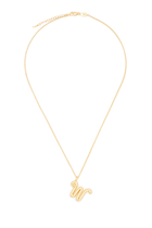 W Initial Pendant Necklace, 18K Gold-Plated Sterling Silver