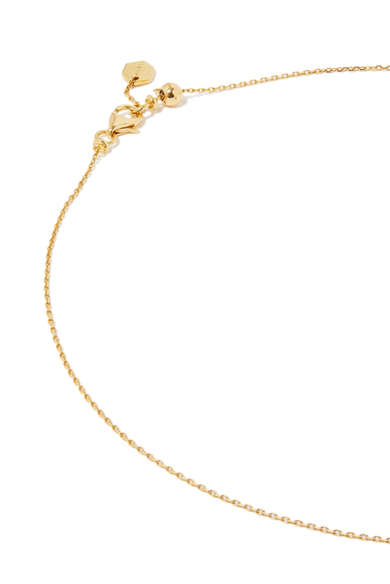 Cleo Huggie Pendant, 18k Yellow Gold with Full Diamonds