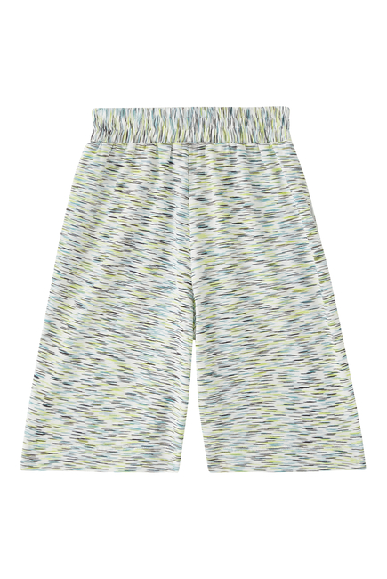 Kids Zigzag Cotton Shorts