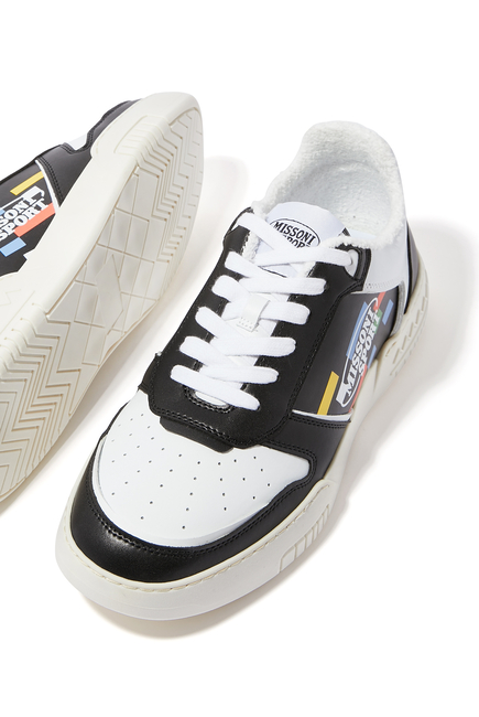 Panelled Low-Top Sneakers