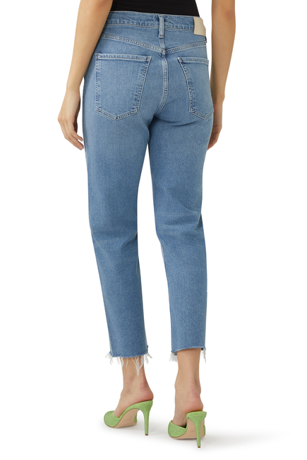 Daphne Crop Stovepipe Jeans