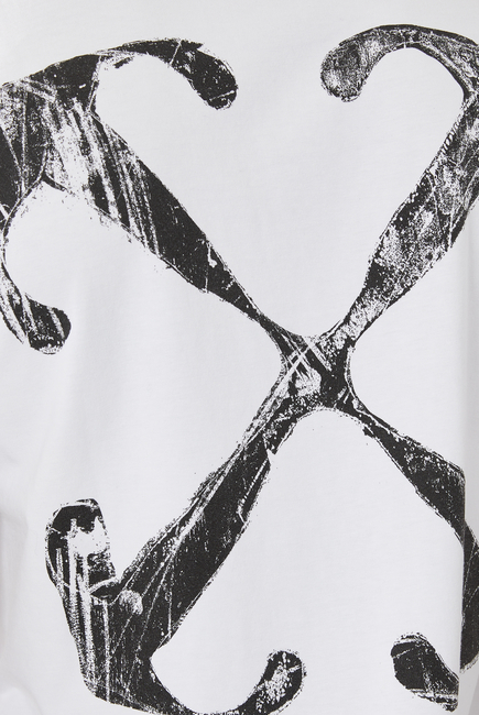 Scratch Arrow Print T-shirt