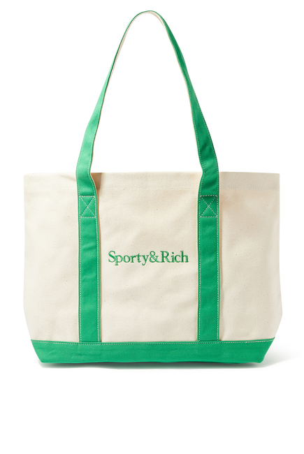 Serif Two-Tone Tote Bag