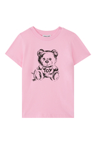 Kids Teddy Bear Print T-Shirt