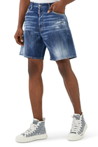 Boxer Denim Shorts