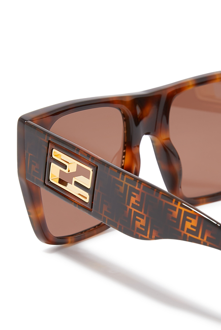 Baguette Square Frame Sunglasses