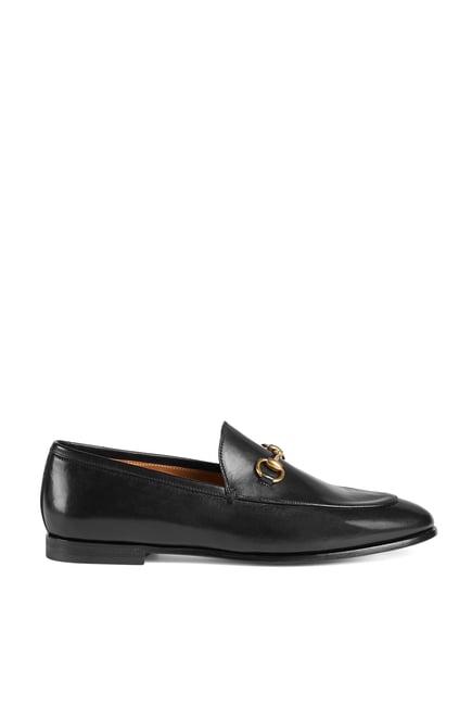 Gucci Gucci Jordaan Leather Loafers