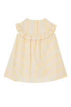 Kids Seersucker Striped Dress