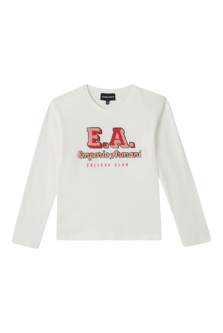 Kids EA Macro Text College Club T-Shirt