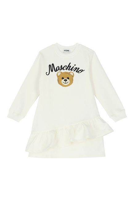 Kids Teddy Bear Logo Dress