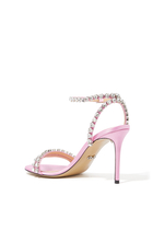 Audrey 95 Satin Sandals