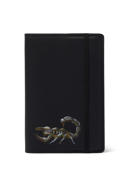 Scorpion Leather Notebook Cover