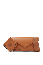 Diamond Flat Pouch in Visetos