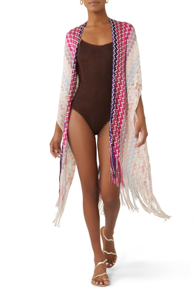 Zig-Zag Cape Cover-Up