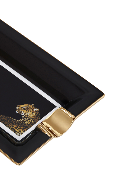 Leopardo Rectangular Ashtray