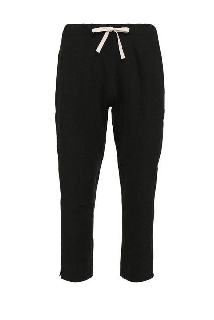 Elasticated Linen Trousers