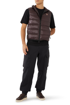 Grenoble Logo Patch Padded Gilet