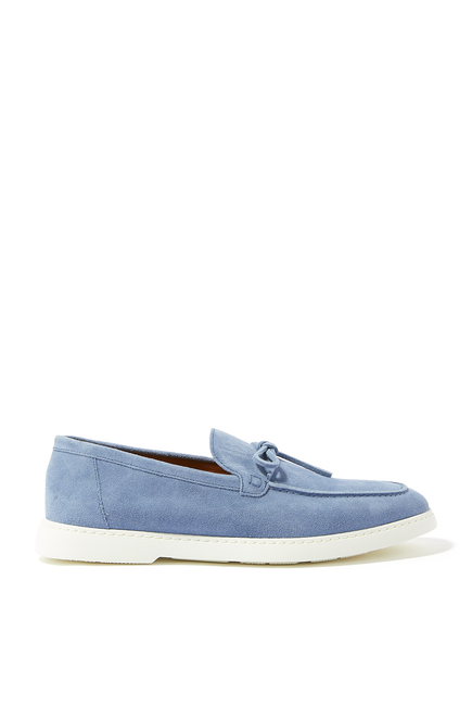 Edwin Suede Loafer With Tassel