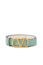 Valentino Garavani Reversible Signature V Logo Belt