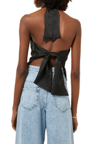 Twinkling Backless Top