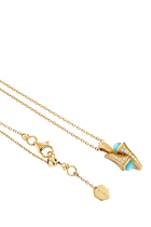 Cleo Huggie Pendant, 18K Yellow Gold & Diamond