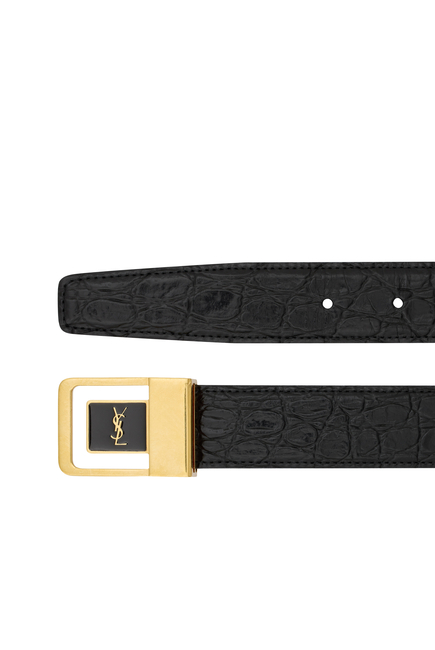 Logo Buckle Belt