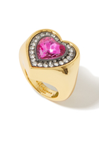 Crystal Heart Ring