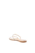 Plexi Crystal Wave Suede Slides