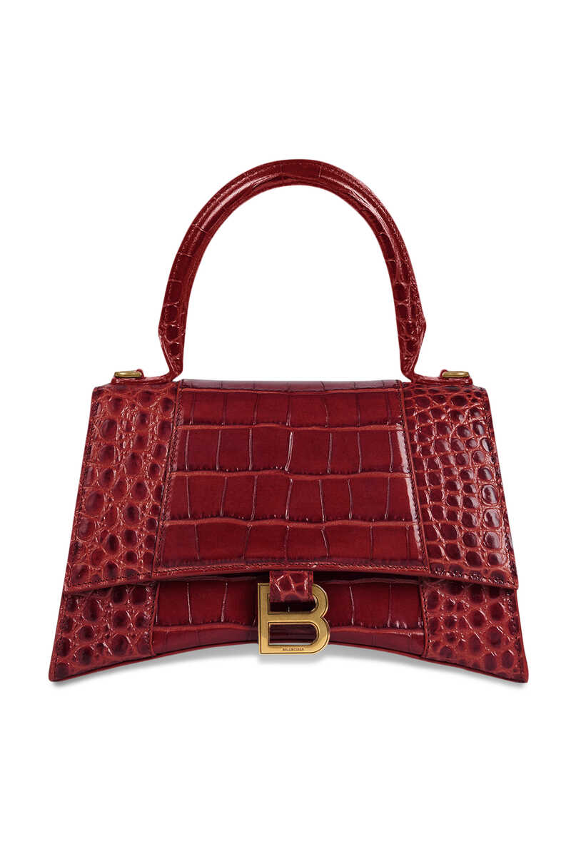 Buy Red Balenciaga Hourglass Small Top Handle Bag - Womens for AED 7250.00 Top Handle ...