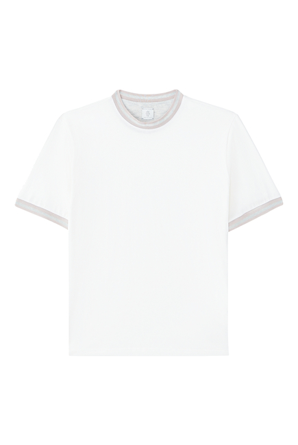 Contrast Tipping T-Shirt