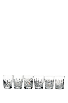 Waterford Lismore Connoisseur Heritage Double Old Fashioned Tumblers, Set of Six
