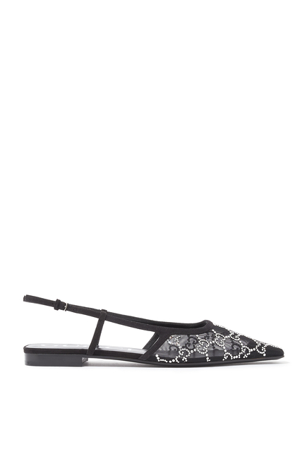 GG Slingback Ballet Flats