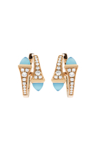 Cleo Diamond Huggie Earrings