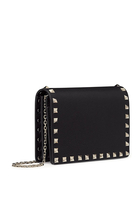  Rockstud Leather Pouch