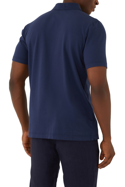 Cotton Jersey Polo T-Shirt