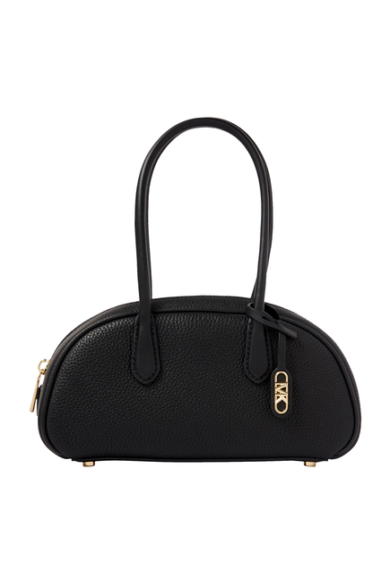 Lulu Small Pebbled Satchel Bag