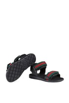 Children's Leather Sandal With Web