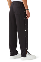 Relaxed Button-Up Track Pants