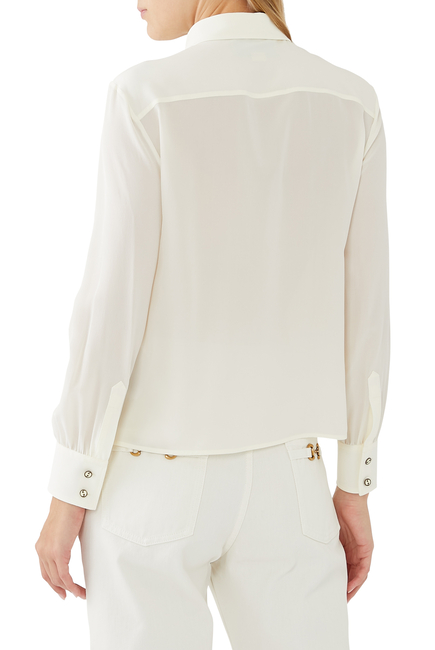 Crêpe de Chine Silk Shirt