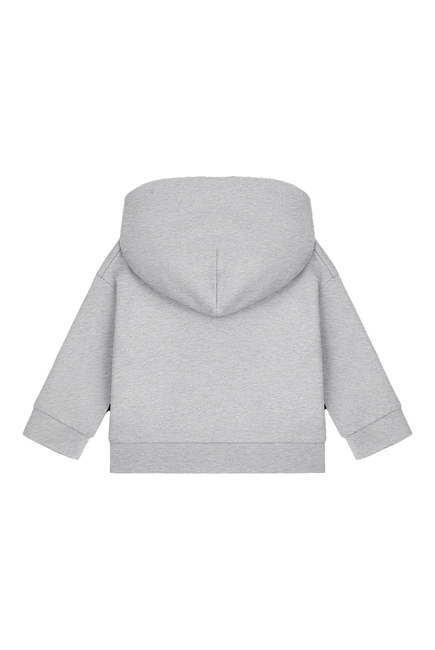 Kids Graphic Zipped Cotton Hoodie