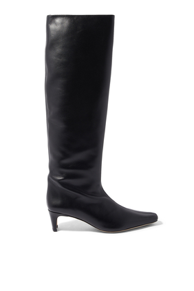 Wally 45 Leather Knee Boots