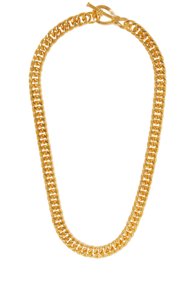 Ridge T-Bar Chain Necklace
