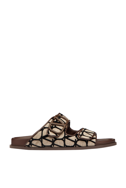 Valentino Garavani VLogo Toile Iconographe Sandals