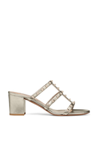 Valentino Garavani Rockstud 60 Metallic Mules