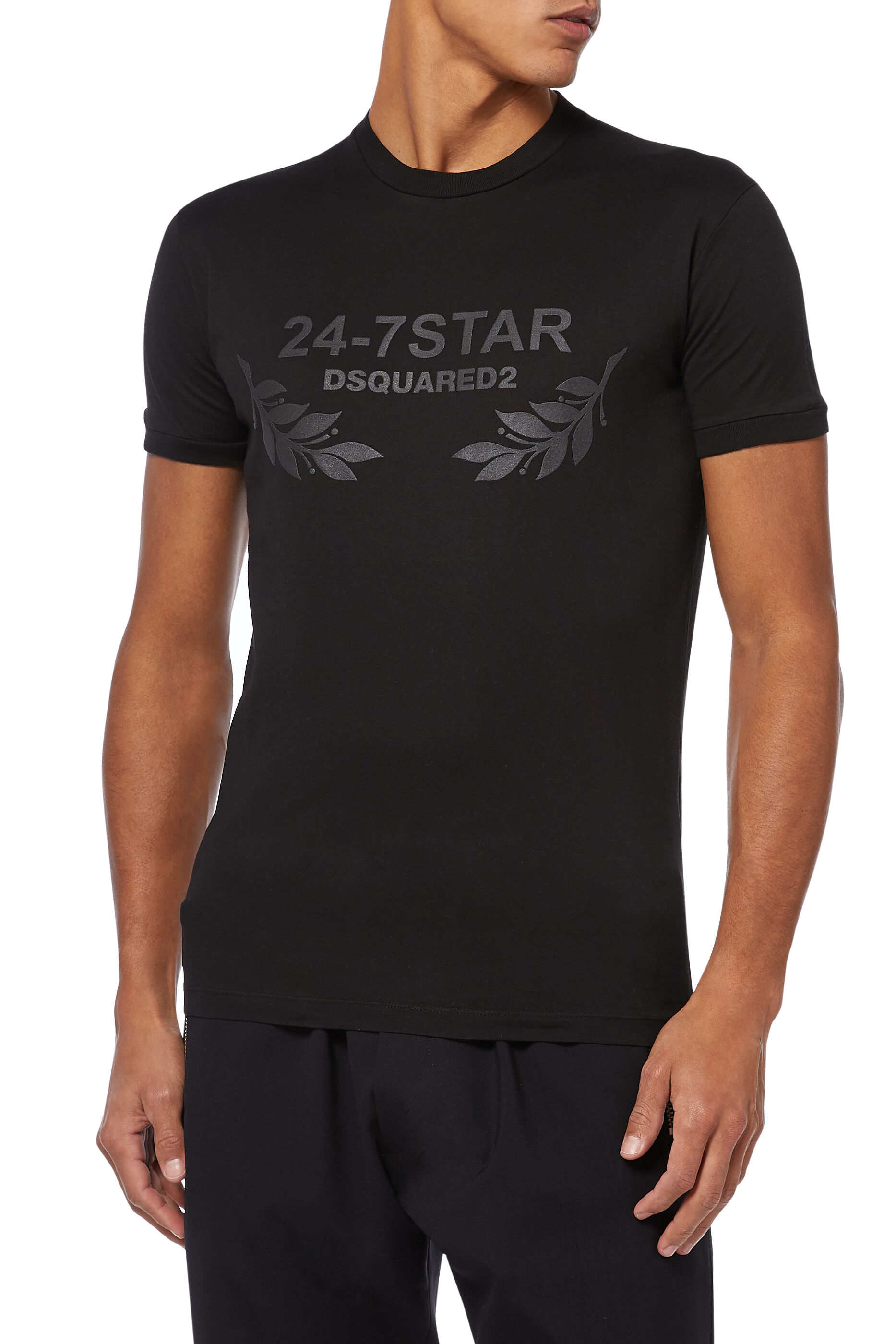 dsquared 24 7 star t shirt