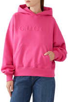 Cotton Jersey Hooded Sweatshirt